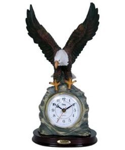 Collectable Eagle Clock with Base