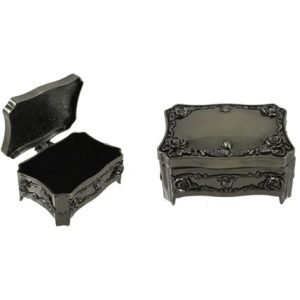 Rect. Dark Nickel Jewelry Box