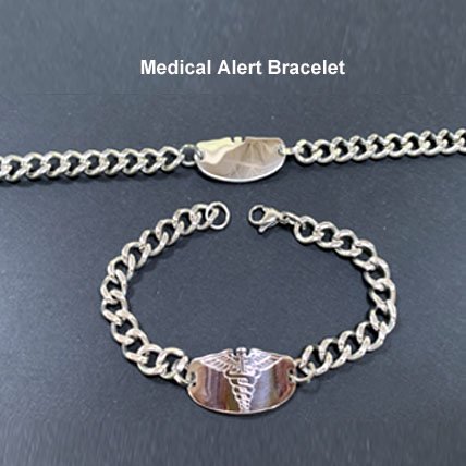 Medical Alert Bracelet, 8"