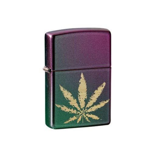 Iridescent Marijuana Leaf Design
